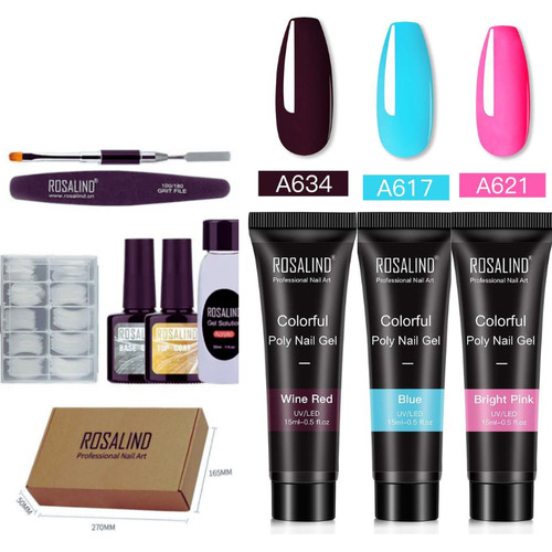 Kit complet poly gel - poly, ongles