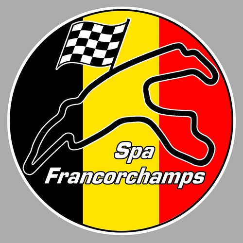 Sticker circuit belge spa - sticker,