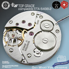 MOVEMENT CALIBRE DB6 brushed compat. ETA 6498-2 TOP GRADE HAND WIND SWISS MADE