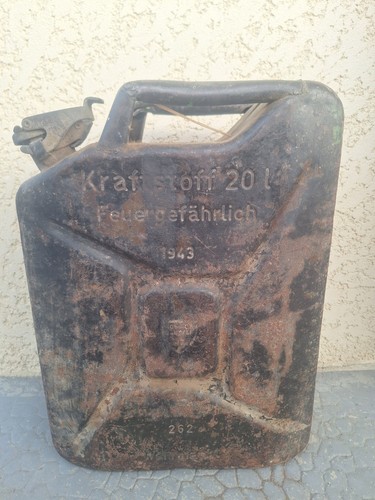 Ancien jerrican allemand - ancien,