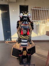 Japanese Samurai Armor Yoroi Dou mempo Wearable Life-size armor Good condition