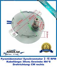 Synchronous motor, pyramid motor, AC 230V (2; 5; 10; 15 RPM/TYC CW / KTYZ CW, CCW)