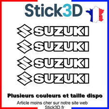 Lot de 4 Stickers Suzuki  Moto