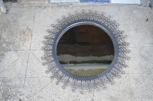 Superbe miroir fer forgé - superbe,