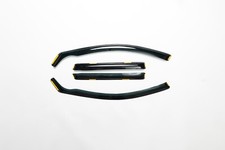 FRONT AND REAR 4PCS WIND RAIN DEFLECTORS SHIELD FOR AUDI A3 5 DOOR HATCH IE01