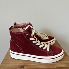 Gabor 660 Millie High Top Sneaker (Women) - Dark Opera Dreamvelour Size 38 EU 8 