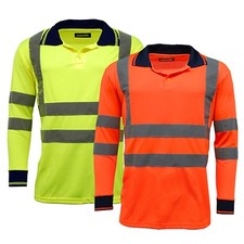 vêtement de travail Haute Visibilité Polo Manche Longue EN471 - HV004 T-Shirt