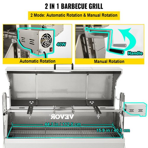 Vevor barbecue rôtissoire - barbecue,