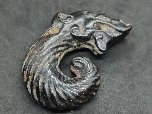 Ancienne sculpture dragon - , c