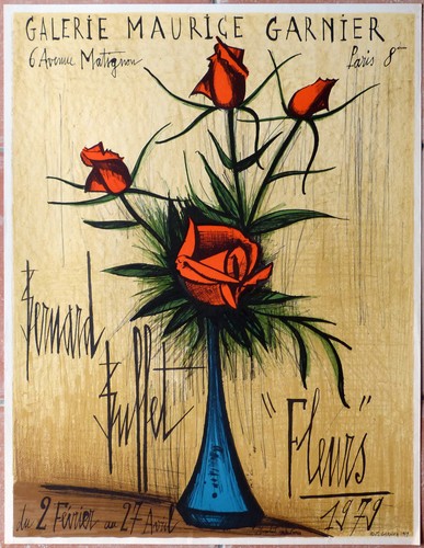 Bernard buffet fleurs - bernard,