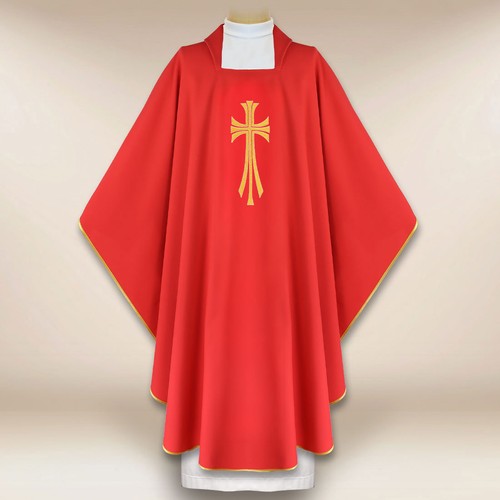 Chasuble brodée croix - chasuble, “croix”