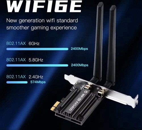 Carte wifi ax200 pcie - 6,