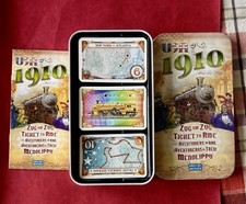 Ticket To Ride USA 1910 Expansion Pack - 100% Complete Excellent - Metal Tin Box