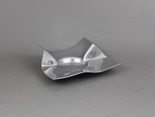 Crumpled steel trinket bowl