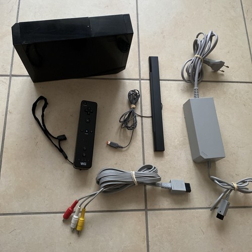 Console nintendo wii noire - noire, +
