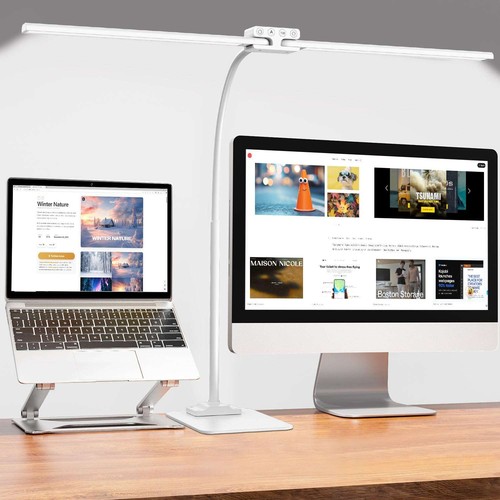 Lampe bureau led double - à,
