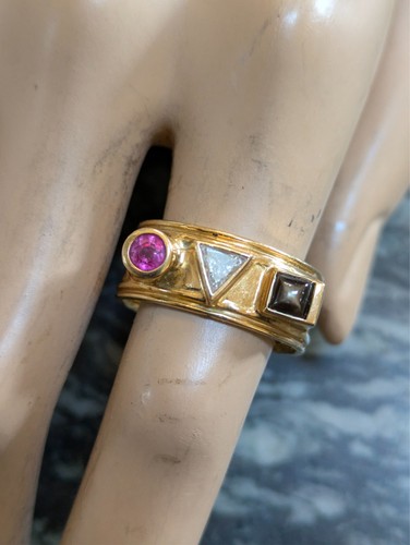 Bague carats avec - or, vrai