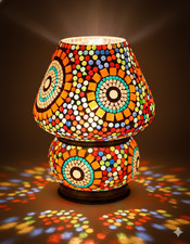 Lampe de table en mosaïque