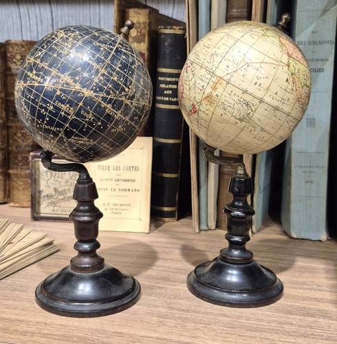 Paire globes celestre - paire, et