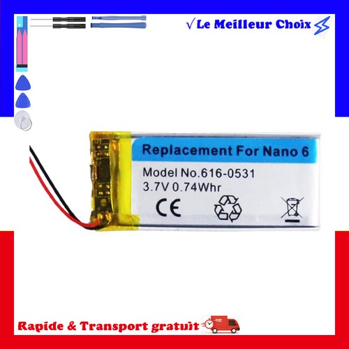 Battery pour apple ipod nano - battery,