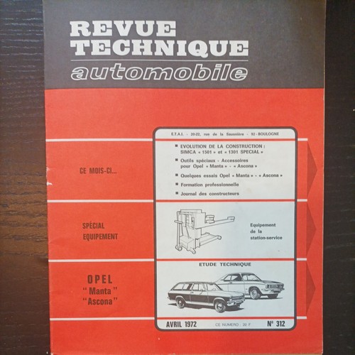 Revue technique opel - technique,