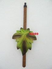 Balancier pour horloge pendule coucou feuille de vigne Grand Modèle Vert