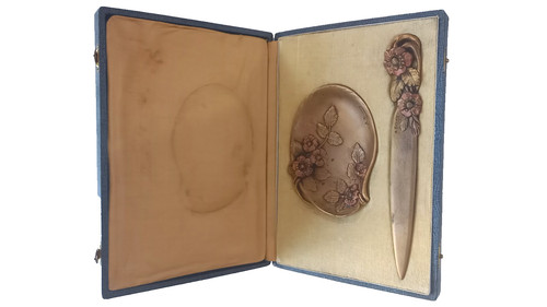 Vide poche art nouveau signé - vide-poche,
