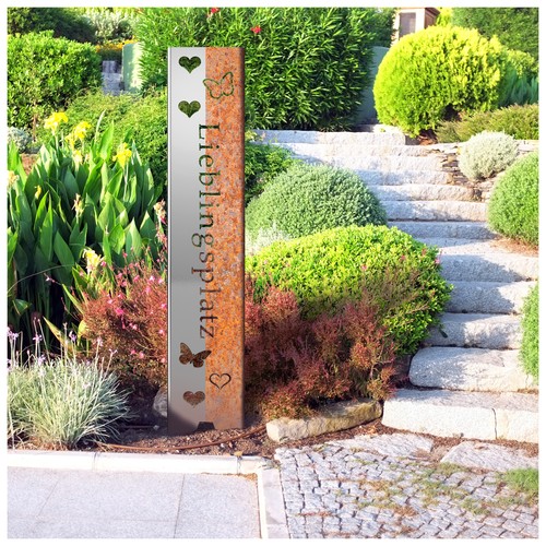 Piquet jardin plaque - piquet,