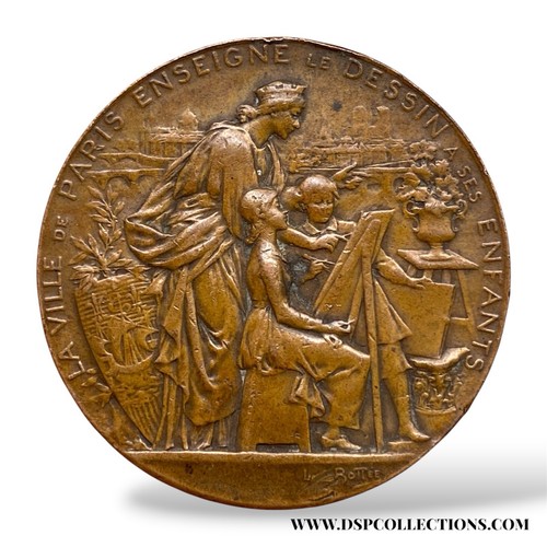 Médaille bronze ville - la,