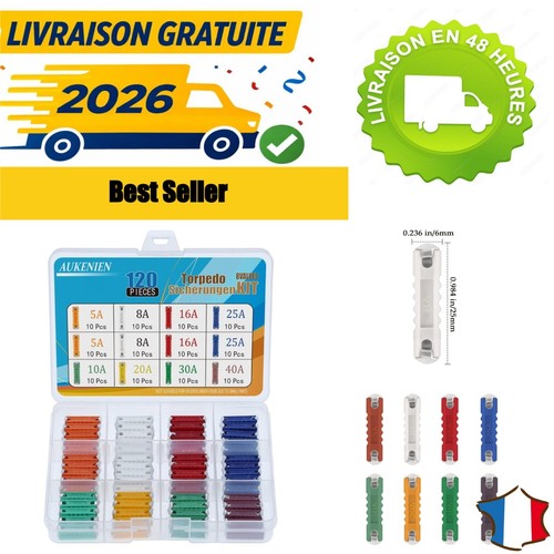 Aukenien 120 fusibles torpille - aukenien,