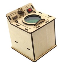 Machine à laver en bois Expérience scientifique Jouets pour enfants Jouet