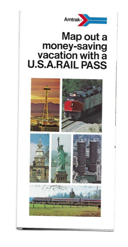 1976 amtrak railroad map - 1976,