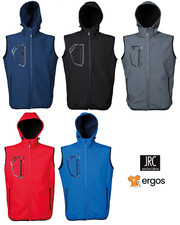 JRC Stelvio Sleeveless Soft Shell Waterproof Hooded Vest - Interior FLEECE