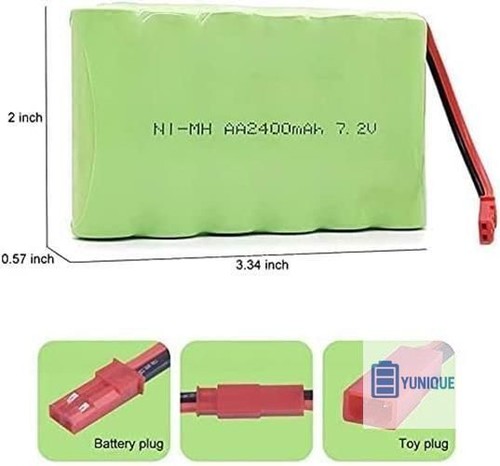 Batterie 2v 2400mah aa - ni-mh,