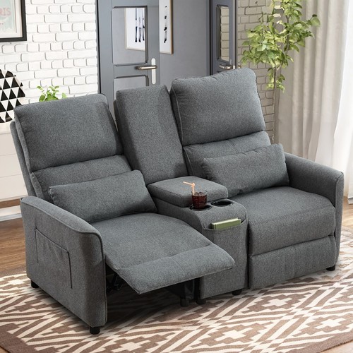Manual loveseat recliner home - loveseat,