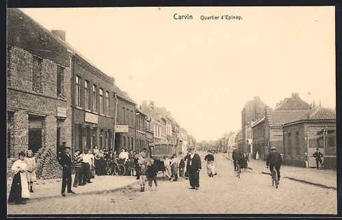 Cpa carvin quartier - cpa,