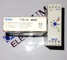 KRK SZR-30 ON DELAY TIMER TIMING 0.3S-30S TENSION 220VAC LIVRAISON RAPIDE GRA...