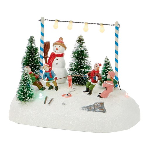 Noël village scène 15cm - village,