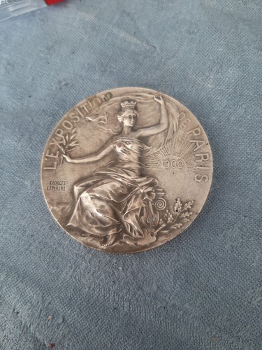 Médaille bronze art nouveau - médaille,