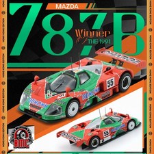 1:64 1991 Le Mans 24h Winner -- #55 Orange/Green Mazda 787B -- BM Creations