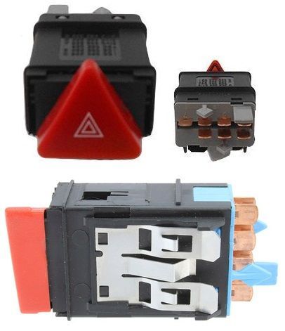 Bouton warning caravelle - bouton, de