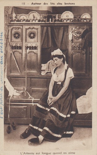 Carte postale ancienne scènes - postale,