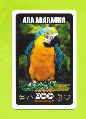 Carte une saison zoo ara - carte,