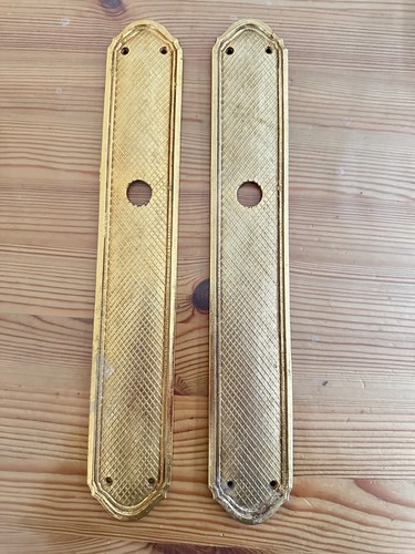 Ancienne paire plaques de - ancienne,