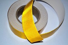 #25 Mètres Jaune Réfléchissant Bande Vinyle ECE104 Camion Remorque Van Bus 50mm