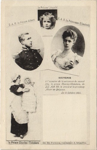 Cpa dynastie belge - cpa,