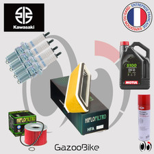 Kit Entretien Premium pour KAWASAKI ZL 1000 Eliminator de 1987 à 1988 Huile MOTU