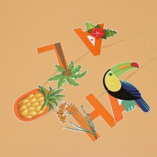  2 Pcs / ensemble Hawaii Party