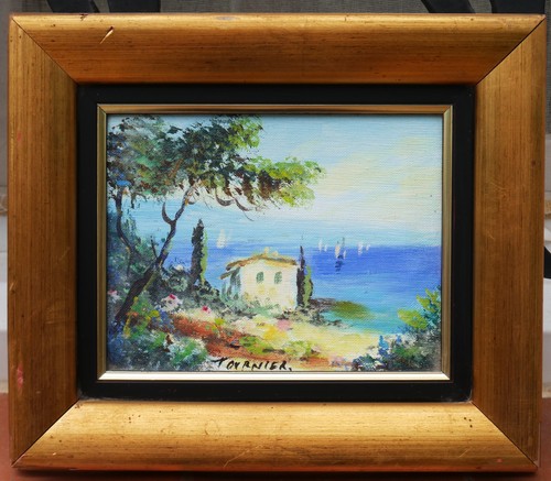 Petit tableau signé - tableau,