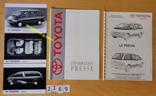Toyota previa dossier - dossier, presse